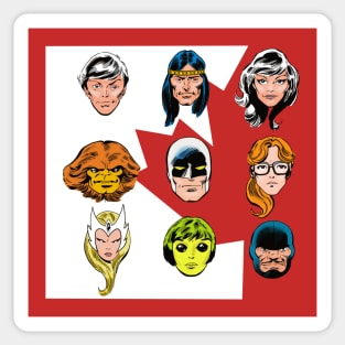 Alpha Flight Flag Sticker